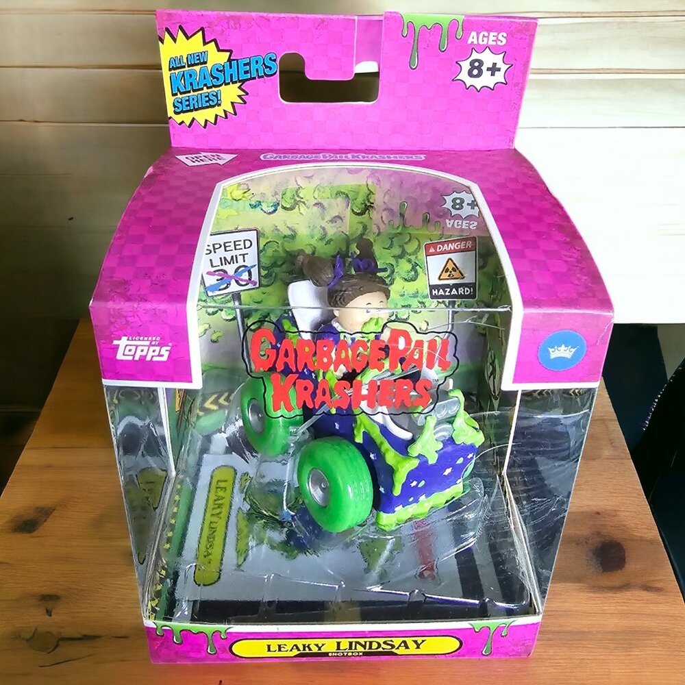 NIB TOPPS Garbage Pail Krashers " Leaky Lindsay Snotbox"